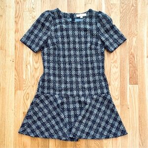 LOFT Peplum Drop Waist Dress